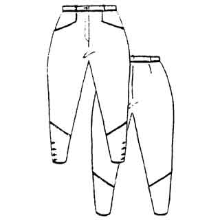 Patron n 524 Pantalon Jodhpurs. Tailles : 46-52