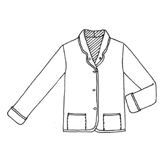 Patron n505 Veste autrichienne. Tailles : 38-44