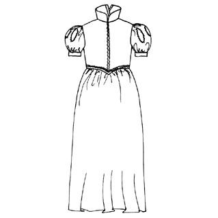 Patron 170 Robe de princesse 4-10 ans